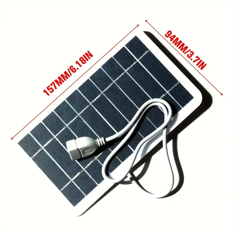 Portable Solar Panel 5V 2W Solar Charger