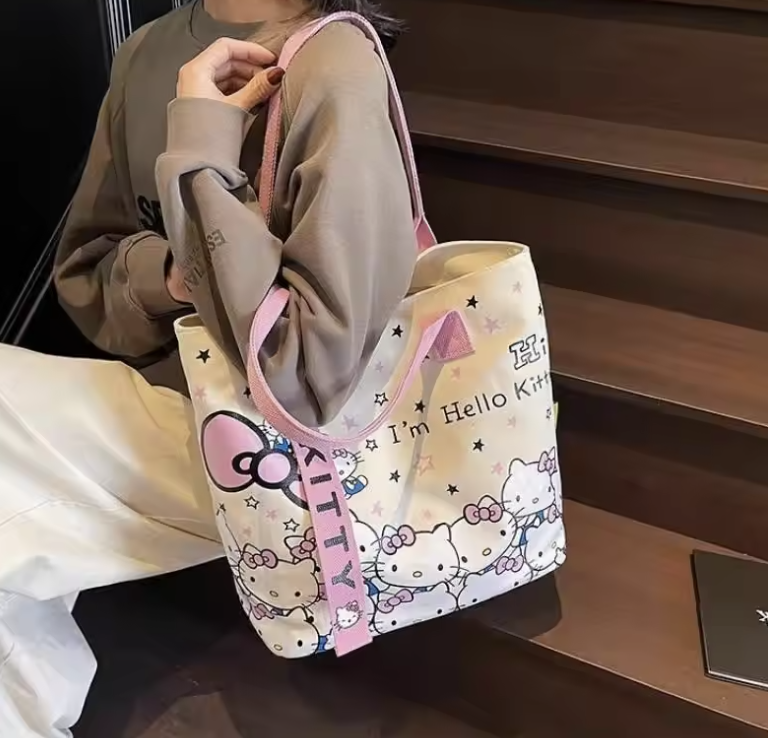 Anime Sanrio Hello Kitty Large Capacity Shoulder Bag